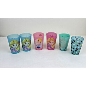 Disney ZAK DESIGNS and Disney Princess cups plastic toddler 6
